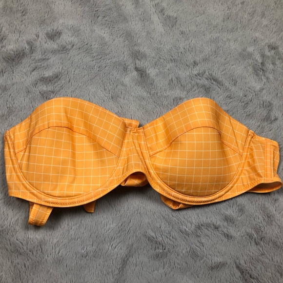 NWOT Charlie by Matthew Zink Orange Bikini Top - Picture 6 of 8